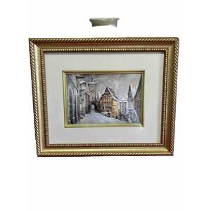 Karsten Topelmann Print 11 1/2” X 9 1/2” Rothenberg Germany Hanseatic Art Galler